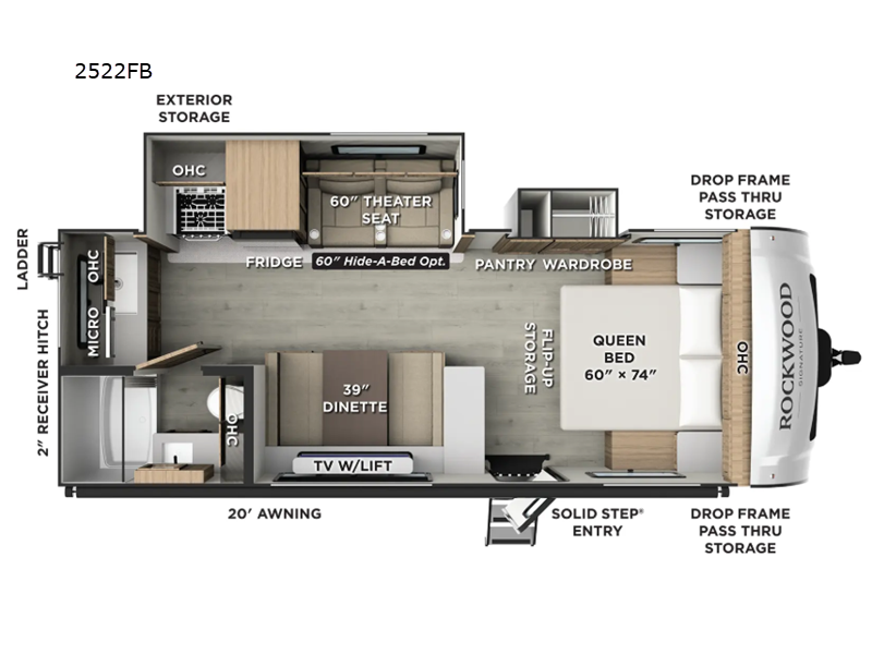 2026 Forest River Rockwood Mini Lite 2522FB, $ 48,389