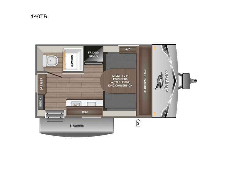 2026 Jayco Jay Flight SLX 140TB Sport Edition, $ 23,243
