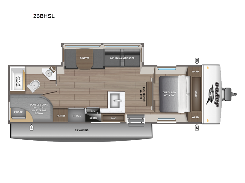 2027 Jayco Jay Feather SL 26BHSL, $ 44,393