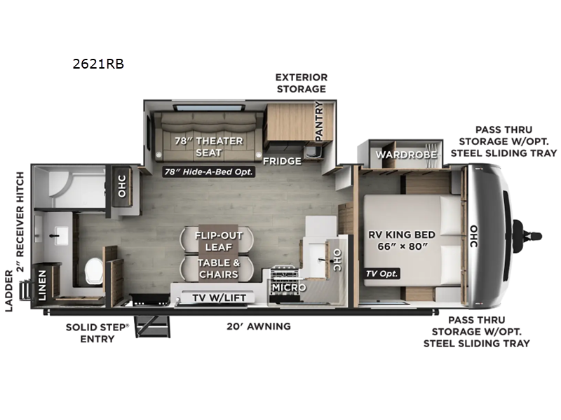 2027 Forest River Rockwood Ultra Lite 2621RB, $ 71,273