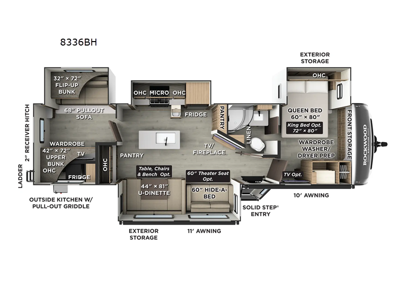 2026 Forest River Rockwood Signature Travel Traile, $ 79,056