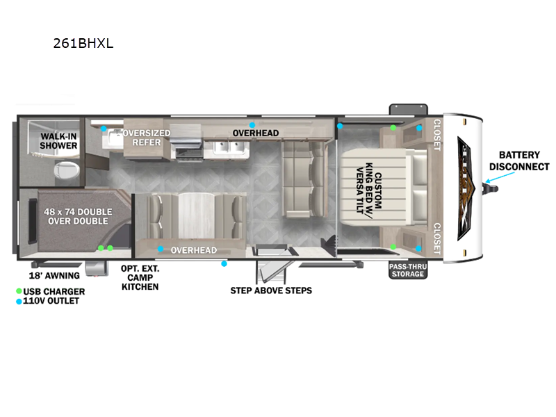 2024 Forest River Wildwood X-Lite 261BHXL, $ 21,995