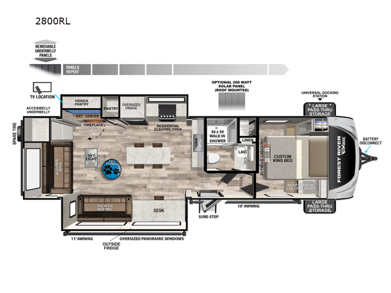 2026 Forest River Vibe 2800RL, $ 65,168