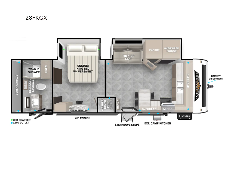 2024 Forest River Wildwood 28FKG, $ 57,215