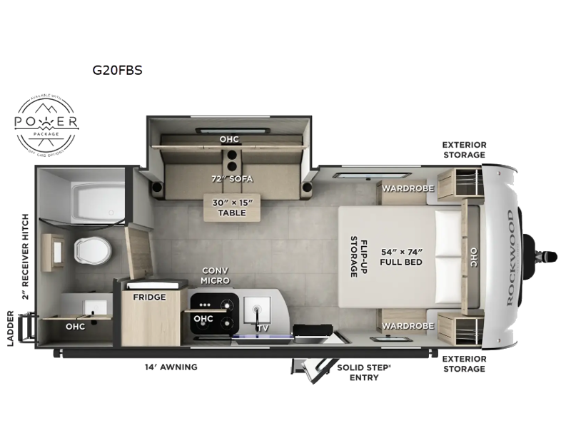 2026 Forest River Rockwood Geo Pro G20FBS, $ 32,998
