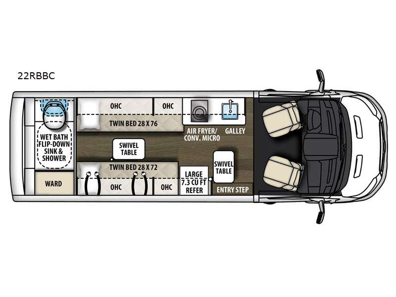 2027 Coachmen Beyond 22RBBC, $ 174,998