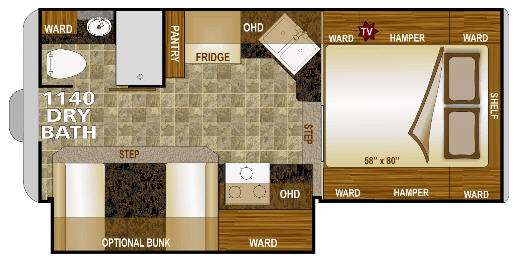 2013 Northwood Arctic Fox Camper 1140 Dry Bath, $ 21,989