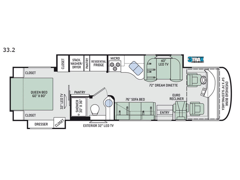 2019 Thor Motor Coach Palazzo 33.2, $ 99,990