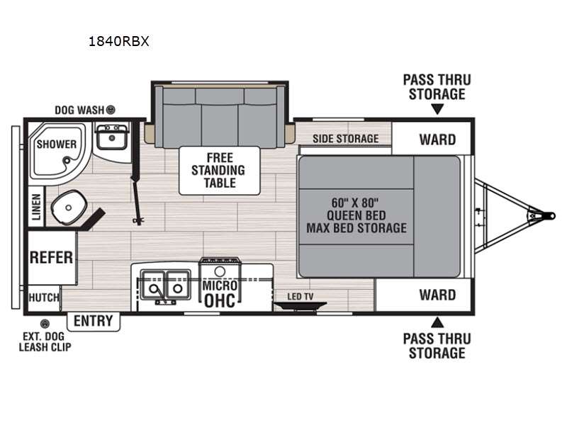 2021 Coachmen Spirit XTR 1840RBX, $ 20,990