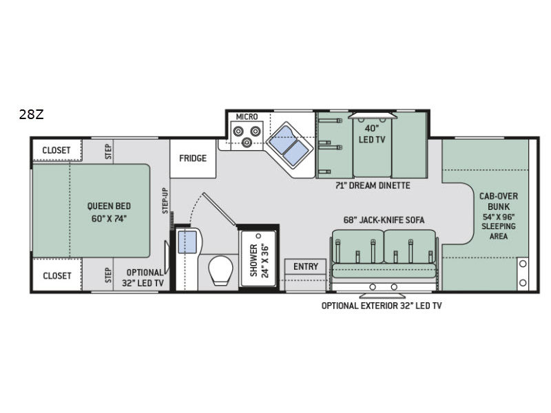 2017 Thor Motor Coach Four Winds 28Z, $ 44,990