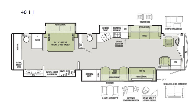 2019 Tiffin Motorhomes Phaeton 40 IH, $ 239,990