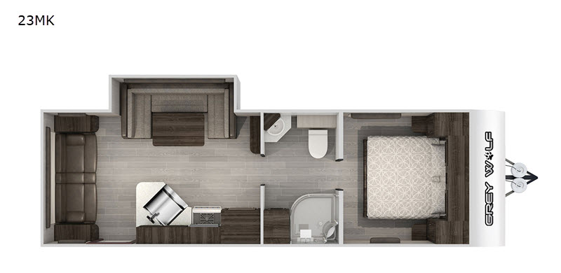 2020 Forest River Cherokee Grey Wolf 23MK, $ 19,995