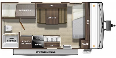 2022 Open Range Olympia 19BH, $ 13,500