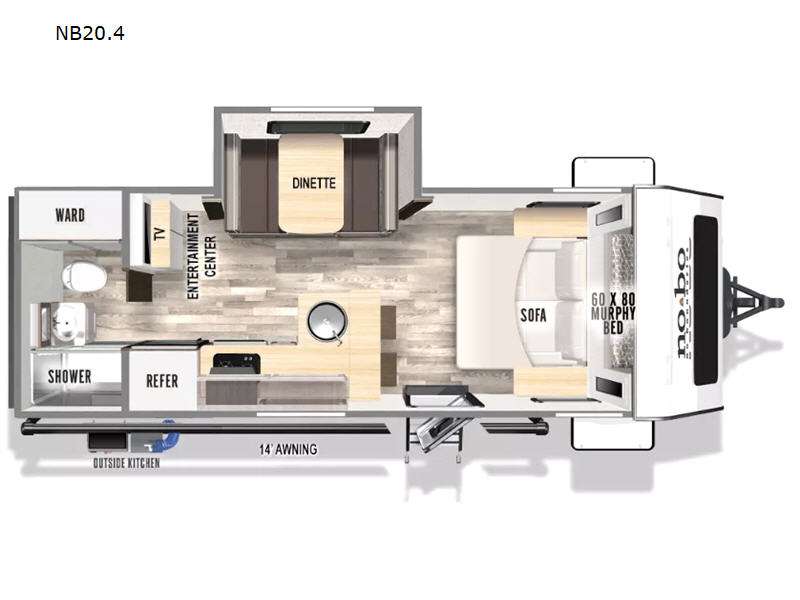2024 Forest River No Boundaries NB20.4, $ 0
