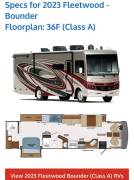 2023 Fleetwood Bounder 36F, $ 156,000