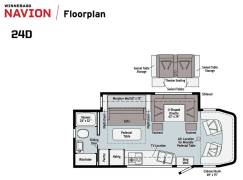 2021 Winnebago Navion 24D, $ 107,000