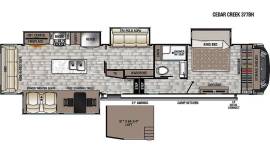 2021 Forest River Cedar Creek 377BH, $ 50,000
