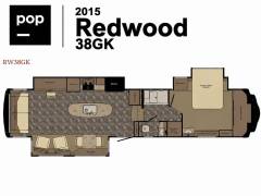 2015 CrossRoads Redwood 38GK, $ 42,800