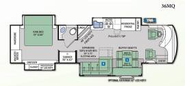 2016 Thor Motor Coach Tuscany XTE 36MQ, $ 112,000
