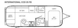 2007 Airstream International 25FB, $ 47,500