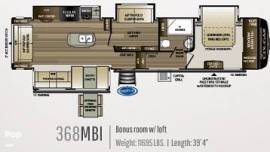 2019 Keystone Cougar 368MBI, $ 32,000