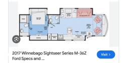 2017 Winnebago Sightseer 36Z, $ 105,000