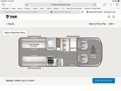 2024 Thor Motor Coach Dazzle 2ab, $ 105,000