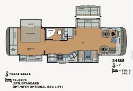 2019 Forest River Berkshire 34QS, $ 145,000