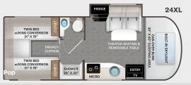 2024 Thor Motor Coach Tiburon 24XL, $ 159,900