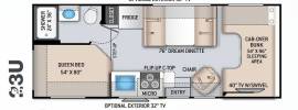 2020 Thor Motor Coach Four Winds 23U, $ 44,500