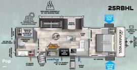2024 Forest River Heritage Glen 25RBHL, $ 33,000