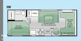 2015 Thor Motor Coach Freedom Elite 23H, $ 37,500