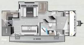 2021 Forest River Tracer 24RKS, $ 17,500