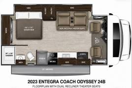 2023 Entegra Coach Odyssey 24B, $ 79,900