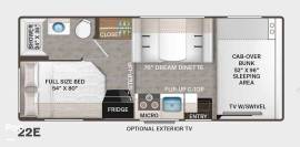 2024 Thor Motor Coach Four Winds 22E, $ 79,900