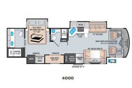 2022 Thor Motor Coach Aria 4000, $ 199,000