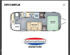 2017 Airstream International Signature 23FB, $ 57,250