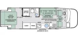 2018 Thor Motor Coach Axis 25.2, $ 47,900