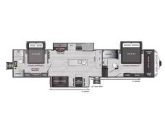 2023 Keystone Avalanche 390DS, $ 49,900