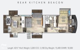 2022 Vanleigh RV Beacon 42RKB, $ 75,000
