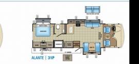 2017 Jayco Alante 31P, $ 43,000