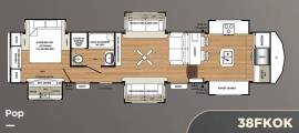 2018 Forest River Sierra 38FKOK, $ 35,000