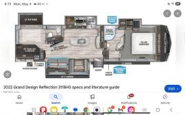 2022 Grand Design Reflection 311 BHS, $ 56,650