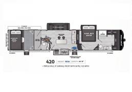 2023 Keystone Raptor 420, $ 75,900
