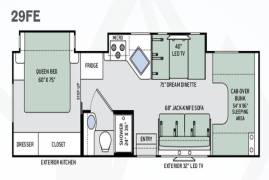 2018 Thor Motor Coach Freedom Elite 29FE, $ 54,000