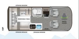 2023 Thor Motor Coach Tranquility 19P 4x4, $ 104,500
