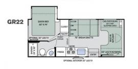 2018 Thor Motor Coach Quantum GR22, $ 44,900