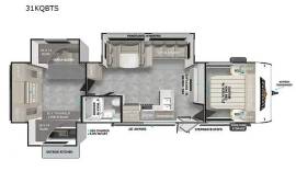 2024 Forest River Wildwood Platinum 31KQBTS, $ 39,500