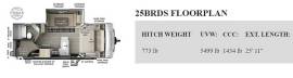 2023 Forest River Micro Lite 25BRDS, $ 26,900