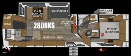 2019 Outdoors RV Titanium 280RKS, $ 39,000